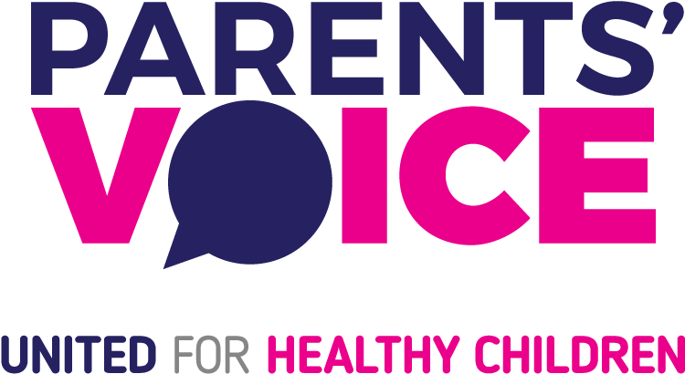 Parents' Voice Logo with Tagline